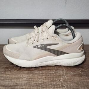 Brooks Ghost 16 Weatherized Women's Athletic Running Shoes Size 8.5 Medium Beige